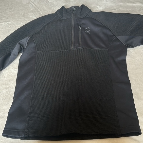 Spyder Black Track Jacket - Picture 5 of 11